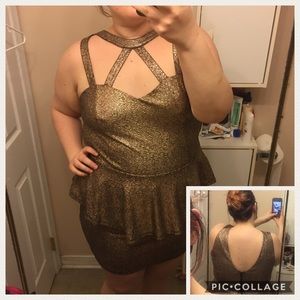 Plus Size Peplum Dress